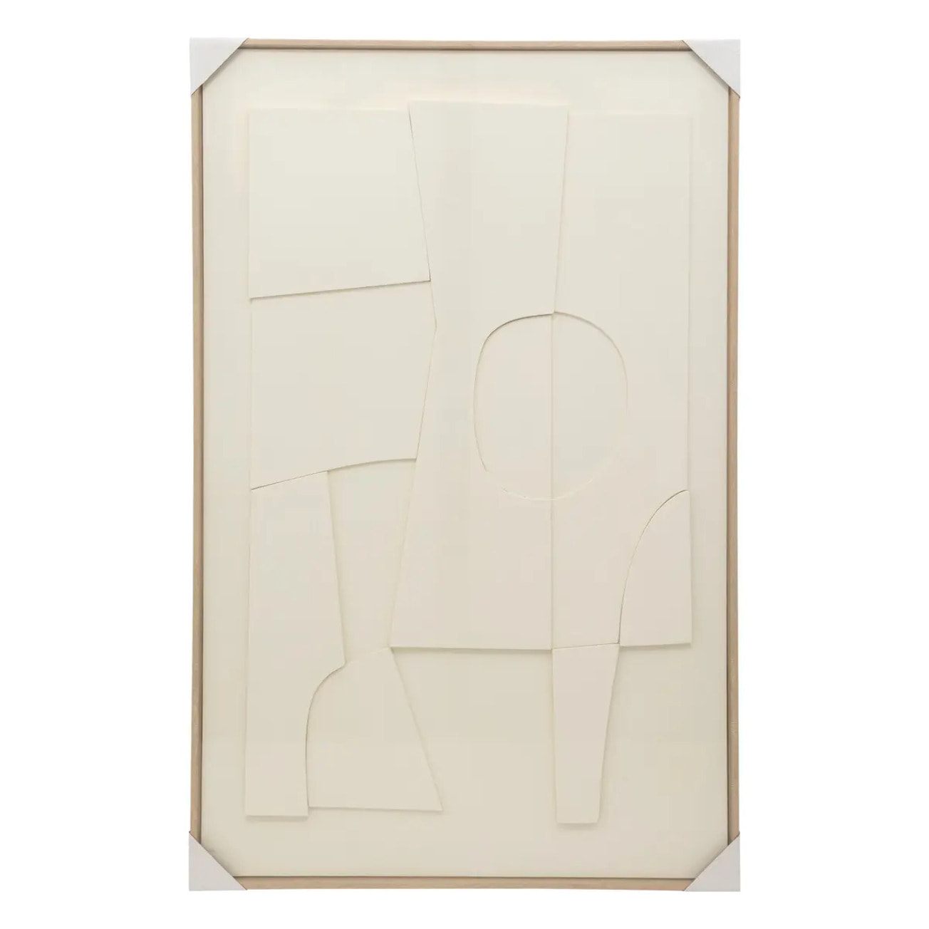 Déco murale 3D Yelena blanc 116x75cm