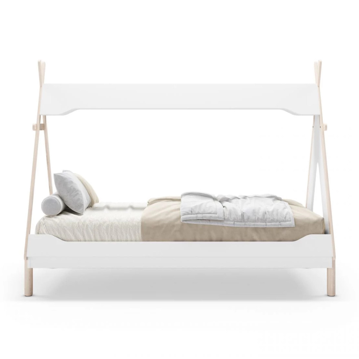 Cama Tipi Nest Blanco - Oak Soft