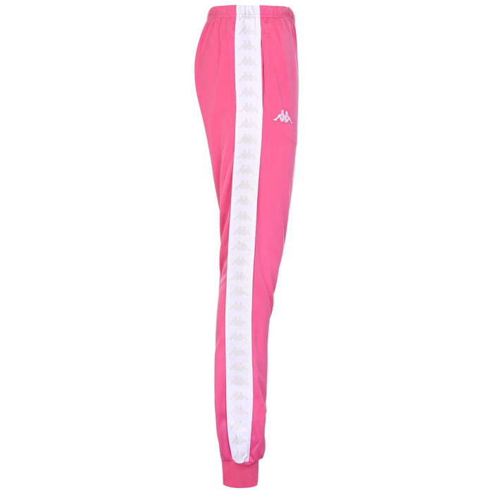 Kappa - Pantalones Mujer Rojo - 222 BANDA WRASTORIA SLIM