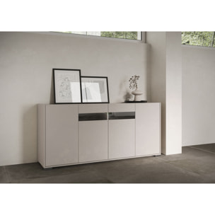 Madia 4 ante 174x40x81 cm Riflesso cashmere