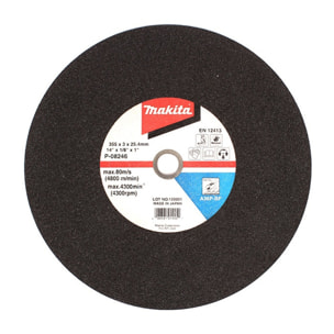 Juego de 5 discos de corte de metal 3x355MM A30P 2G MAKITA - B-16891-5