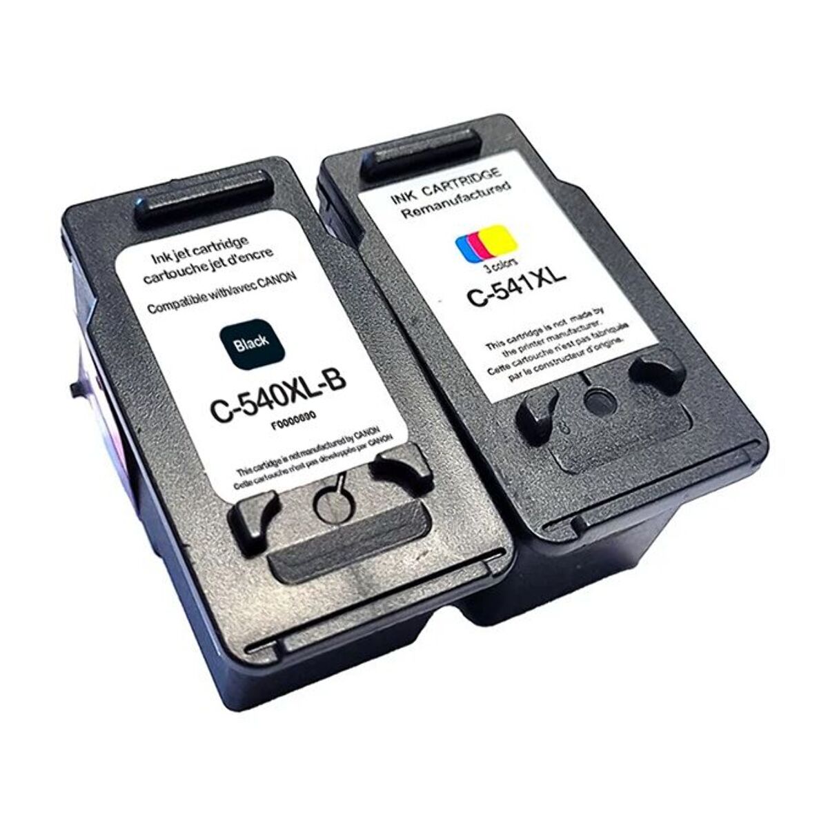 Cartouche d'encre ESSENTIELB Pack Compatible C540/C541 XL (Noir + 3 Couleurs Haute Capacité)