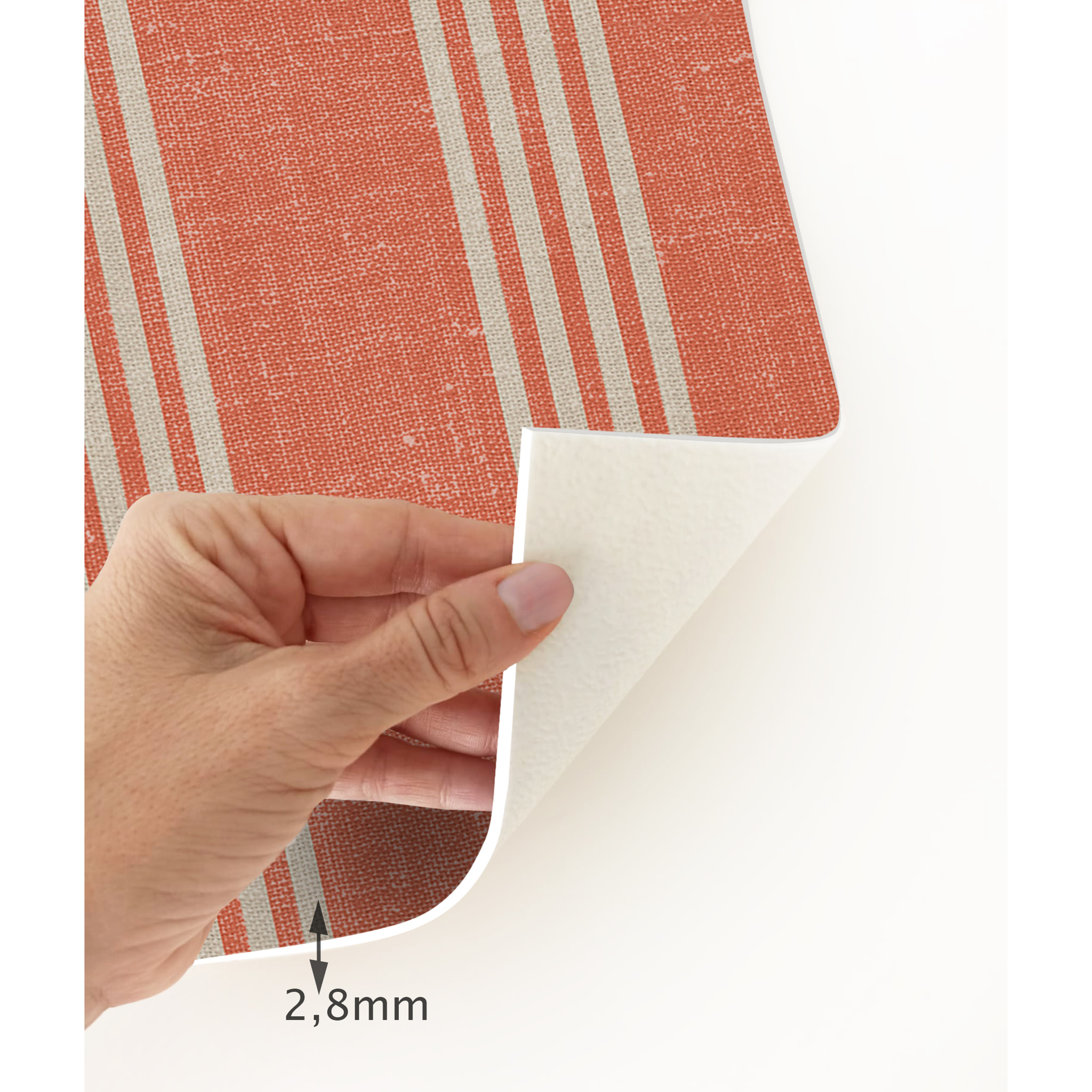 Alfombra de vinilo CERAMIKO, Genoveva, estilo textil 50x140 cm