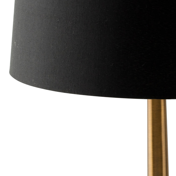 REM Lampe de table bronze/noire