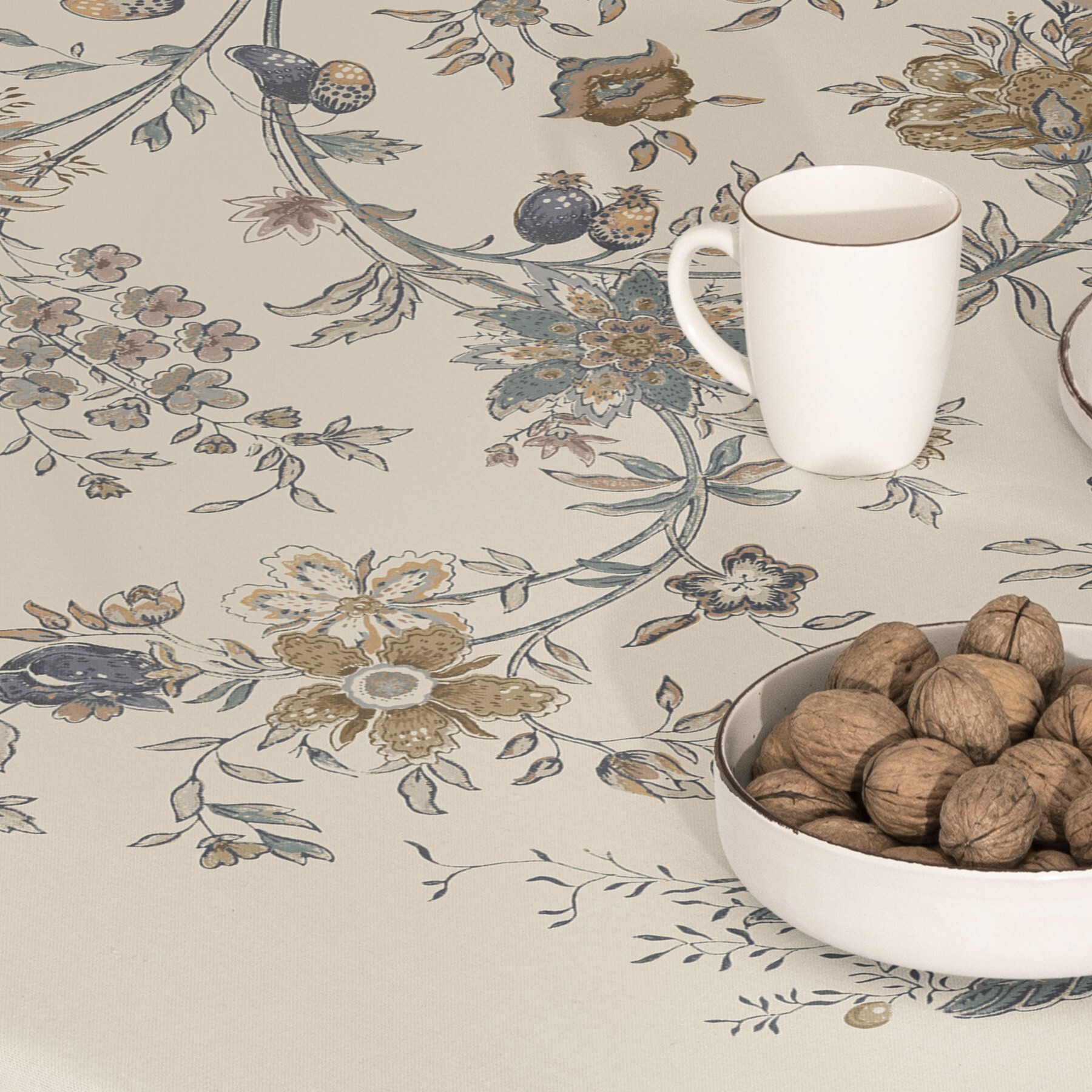 Mantel estampado antimanchas DEVA NATURAL