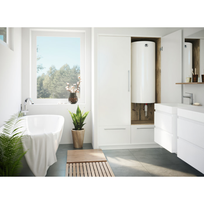 Chauffe-eau électrique Duralis, Vertical mural - 1200 W - 50 litres - THERMOR - 241057