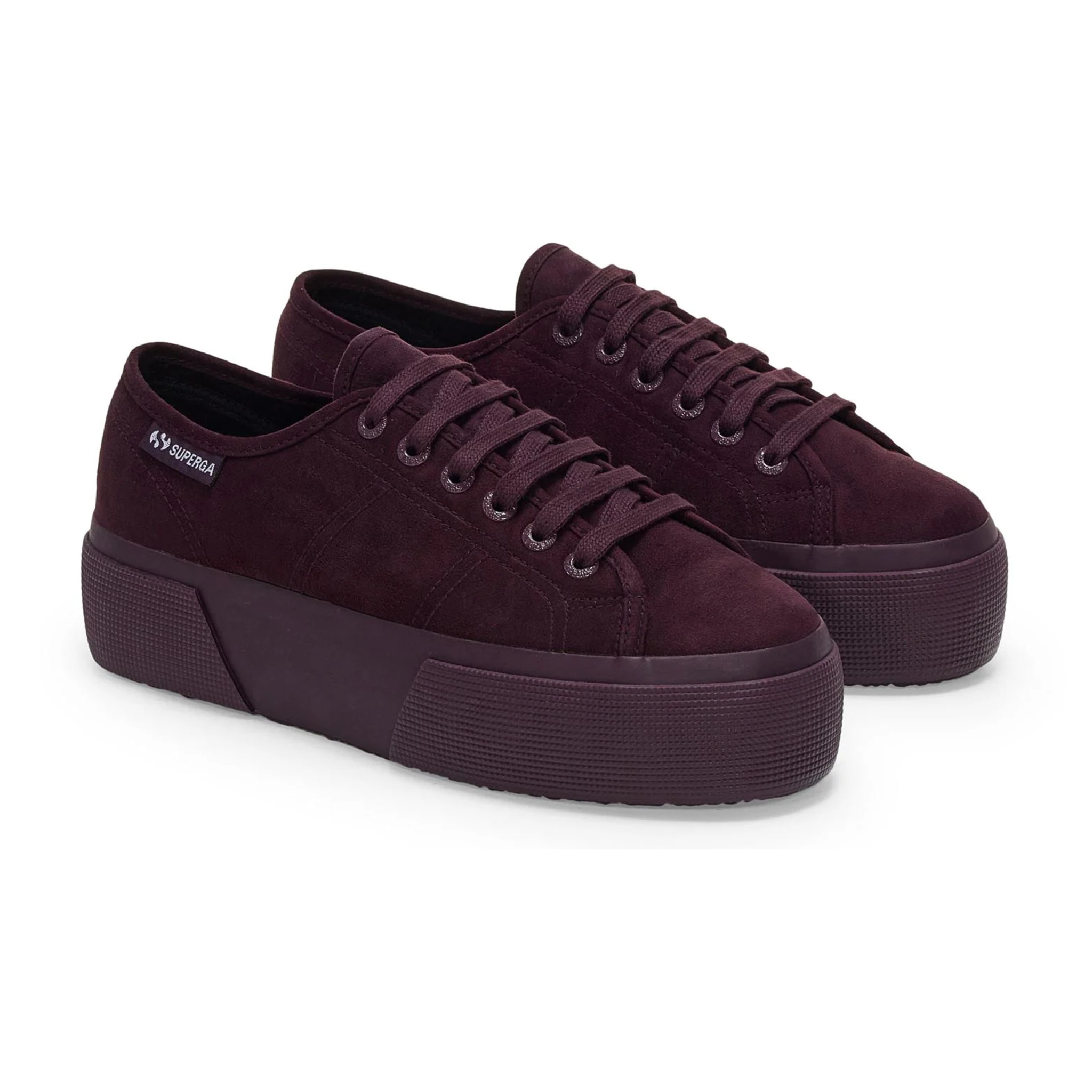 Superga - Zapatos de mujer Mujer Violeta - 3790 MICROFIBER LEGGERA