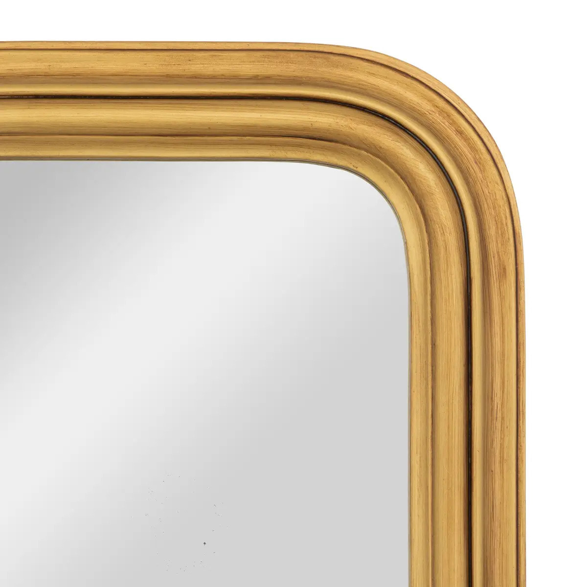 Miroir sur pied "Adèle" doré H160cm