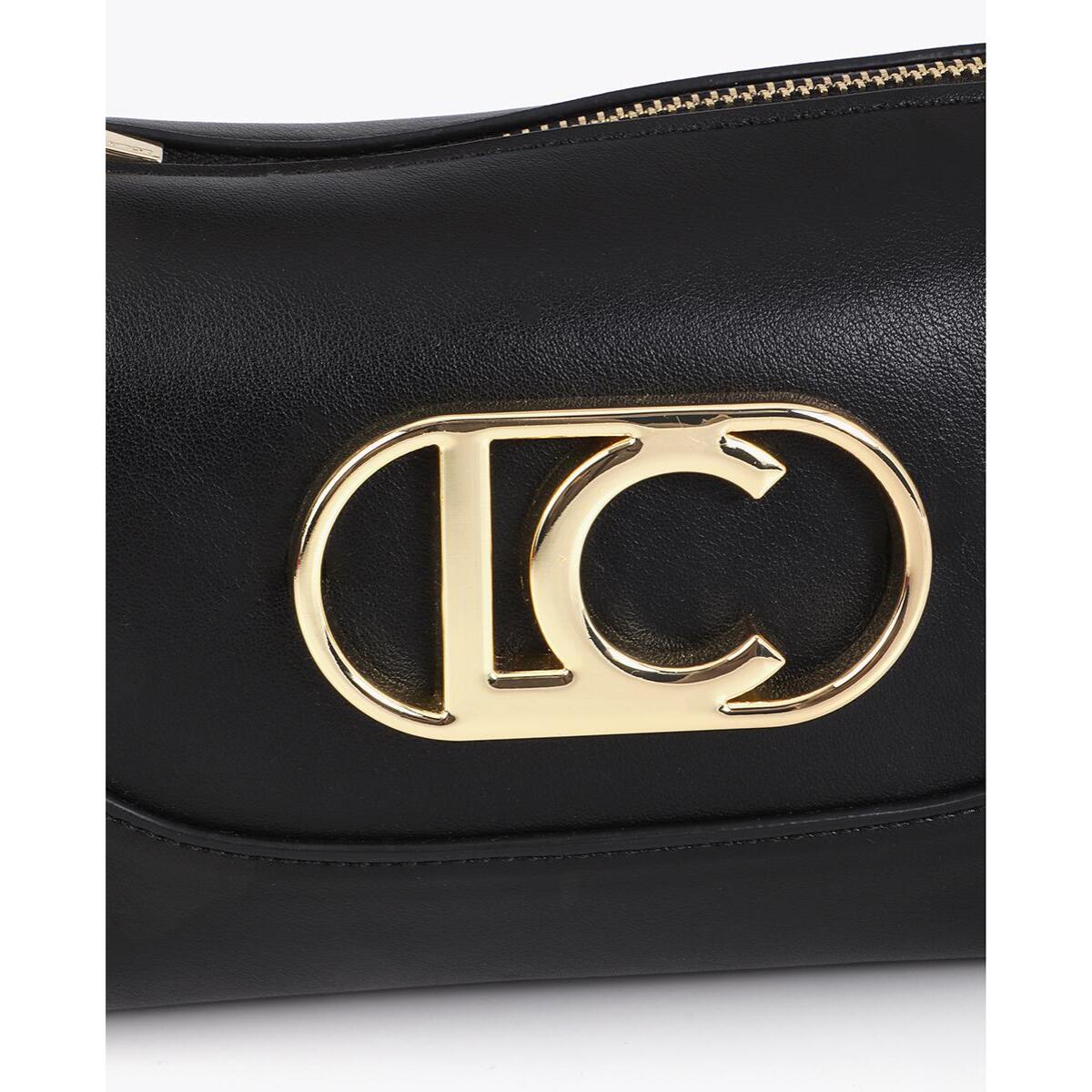 Borsa a tracolla con manico annodato e parte inferiore