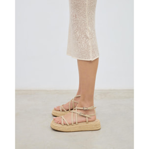 Sandalias de plataforma - Formentor - 4.5 cm