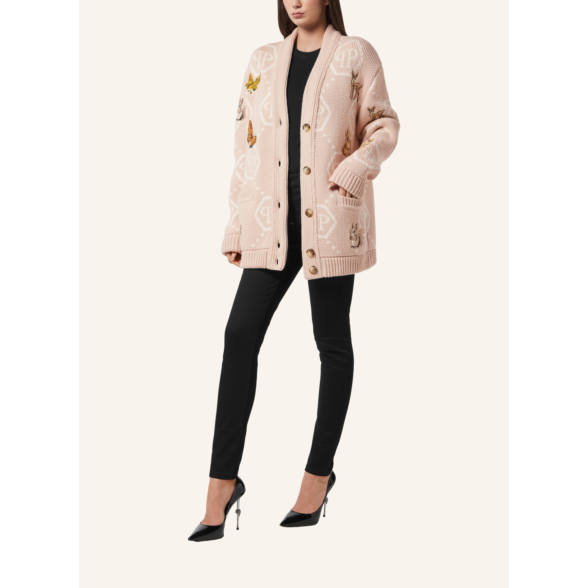 PHILIPP PLEIN Cárdigan largo