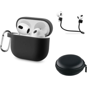 Etui ESSENTIELB Airpods 3 noir