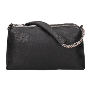 Borsa a spalla da donna In Vera pelle Made in Italy 26x14x9 cm