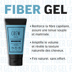 Crew Styling - Coiffant-soin hybride Fiber Gel 150ml