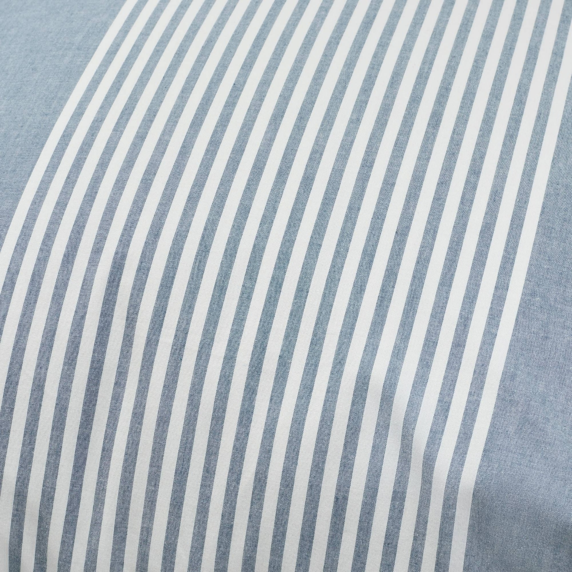 Funda de cuadrante de sábana a rayas azul y blanco