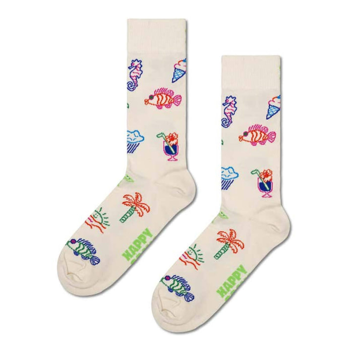 Calcetines summer lo-fi beige
