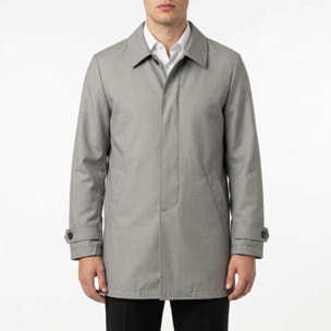 Trench collo camicia