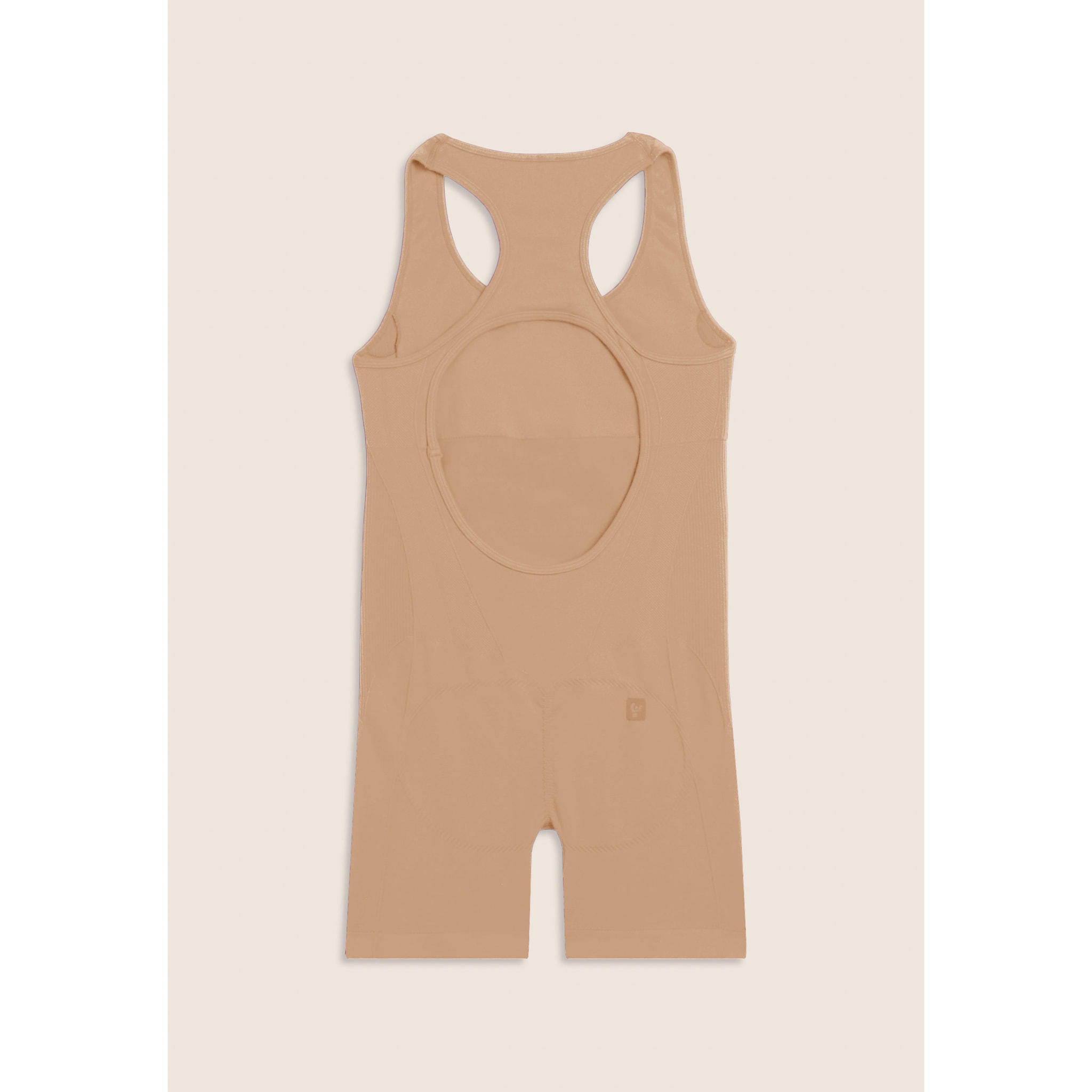 Tuta Jumpsuit Seamless Short con cut-out sulla schiena