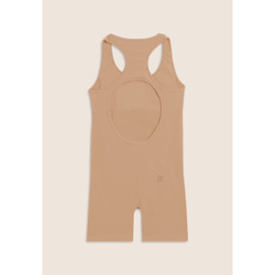 Tuta Jumpsuit Seamless Short con cut-out sulla schiena