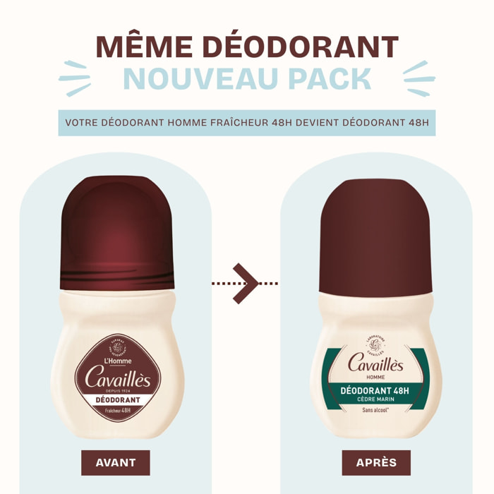 L'Homme - Déodorant Roll-On 48h 50 ml
