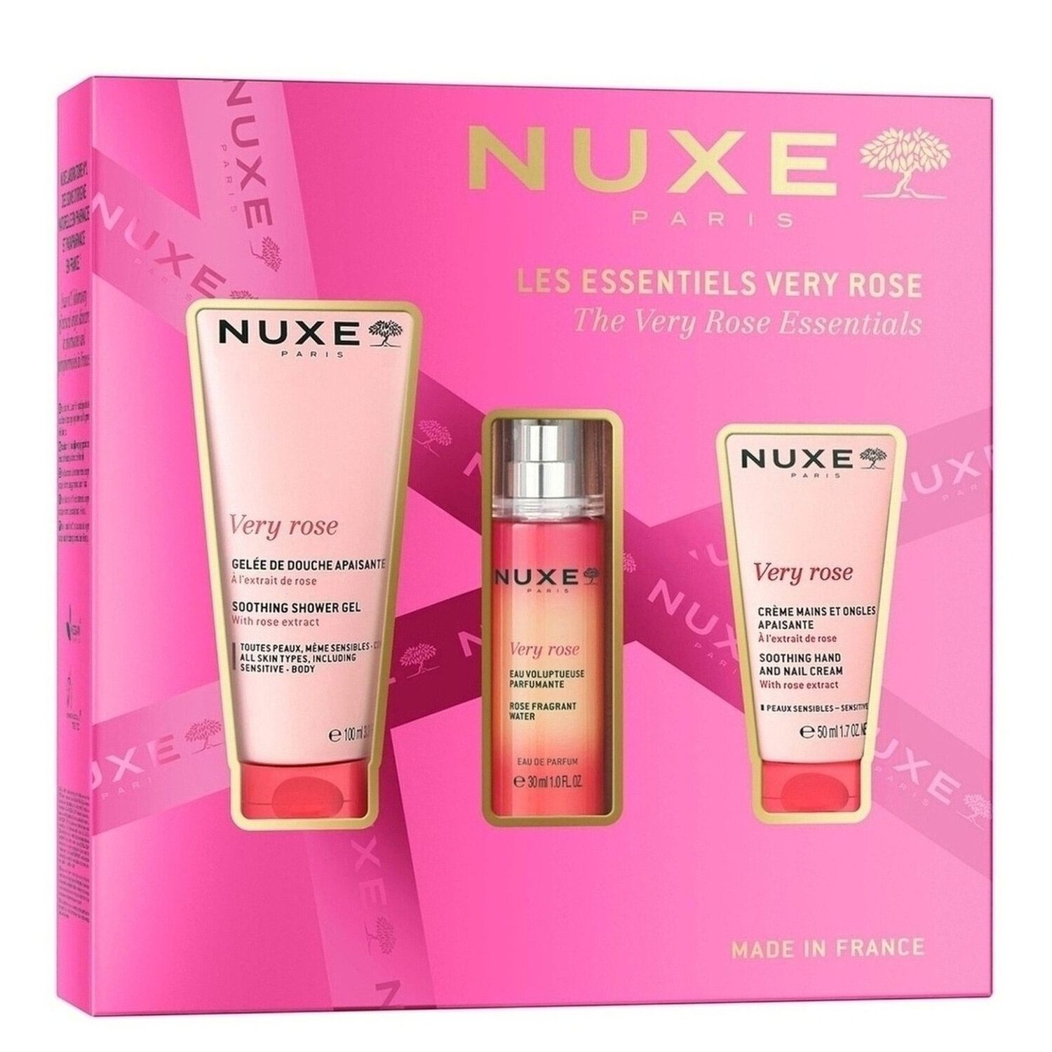 Very Rose - Coffret Gelée de douche apaisante 100ml + 2 Produits