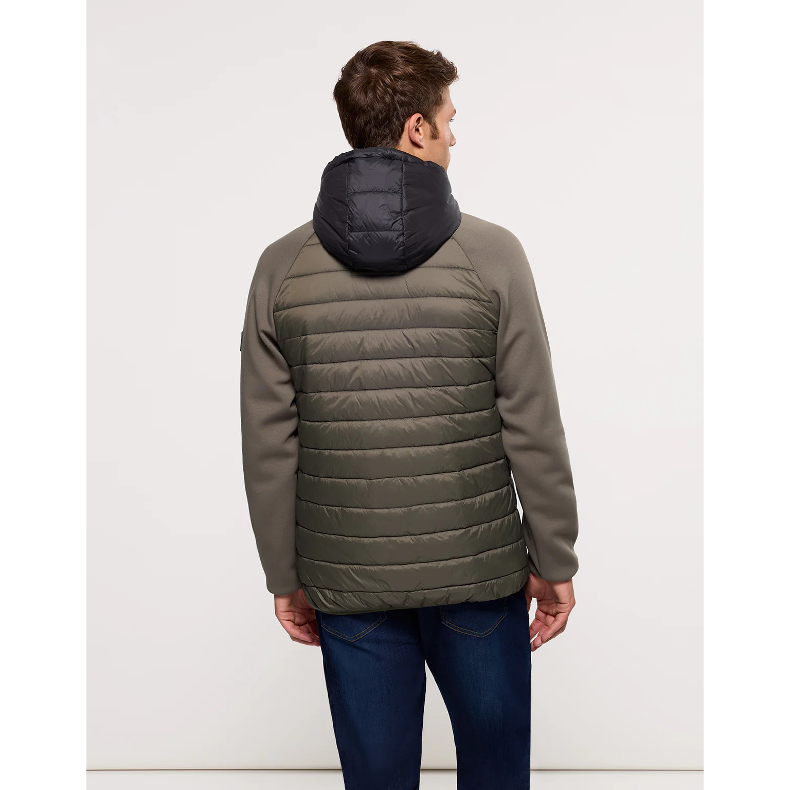 Chaqueta con Capucha Caqui - Nuni