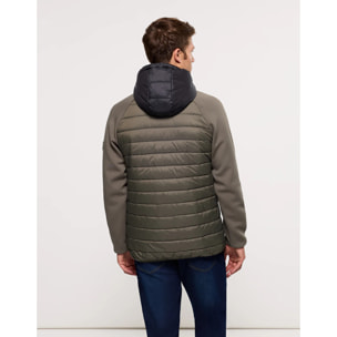 Chaqueta con Capucha Caqui - Nuni