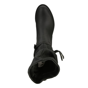 Stivaletti in vera pelle di vitello con tacco comodo