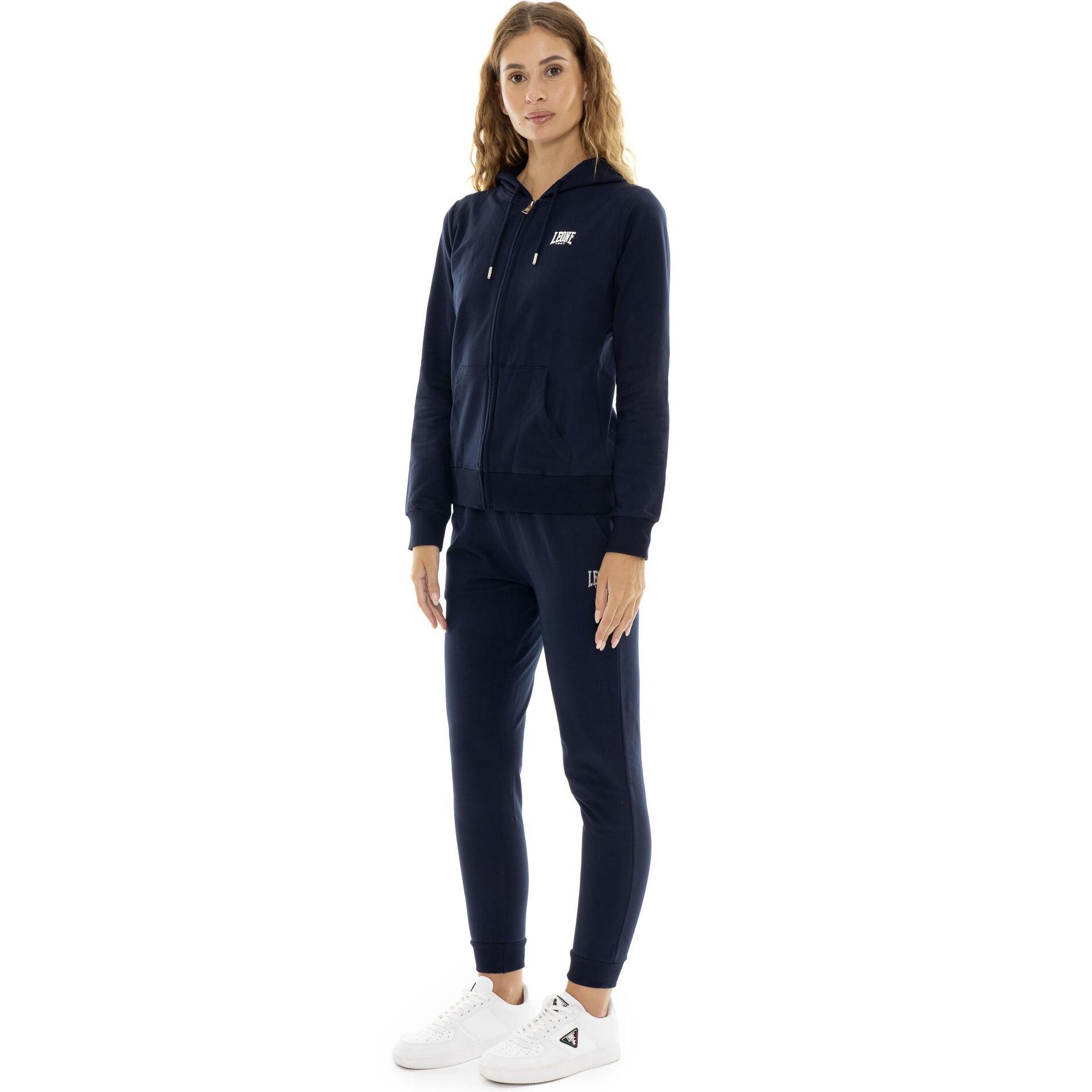 Tuta da donna invernale con cappuccio e zip 'Silver'