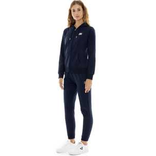 Tuta da donna invernale con cappuccio e zip 'Silver'