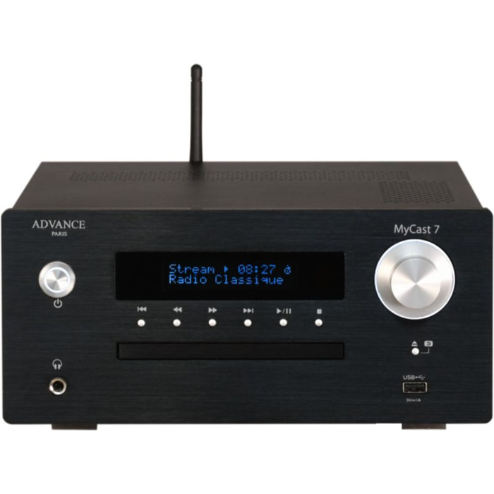 Amplificateur HiFi ADVANCE PARIS Mycast 7 DAB+ CD
