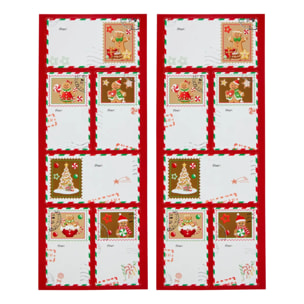 ETIQUETTES PQT KDO TIMBRES X6