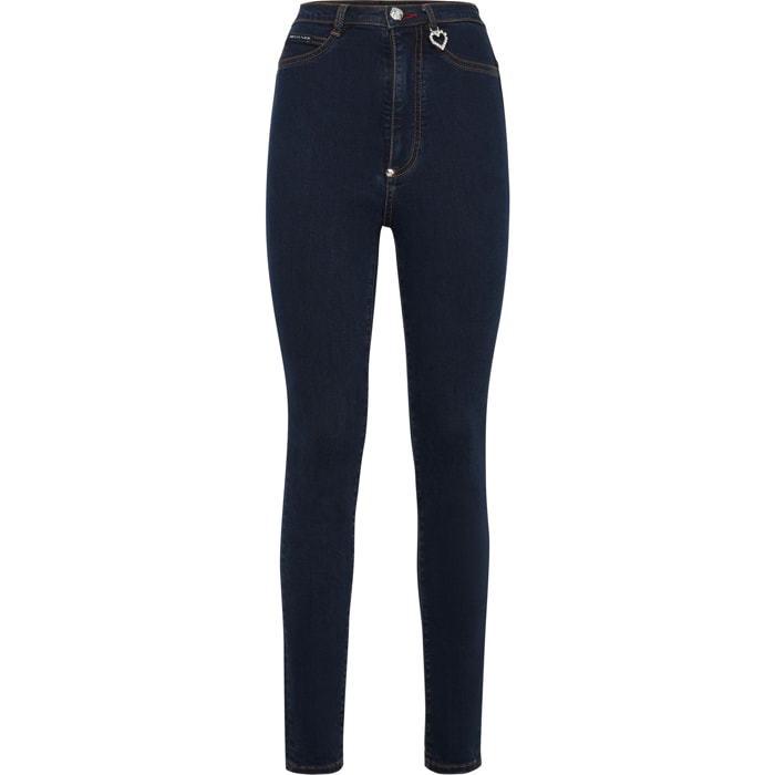 PHILIPP PLEIN Jegging de cintura alta