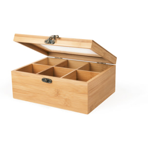 Boîte à Thé Excelsa – Eco Living, Bambou Beige