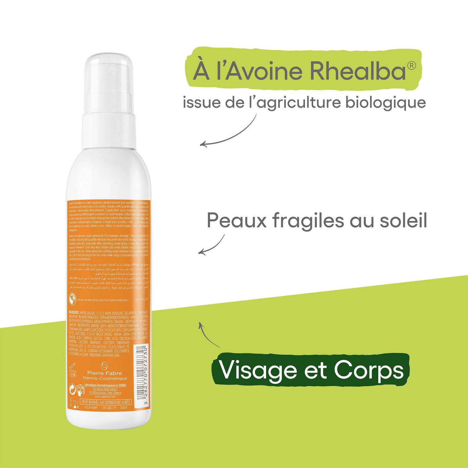 Protect SPF50+ - Spray Très Haute Protection 200 ml