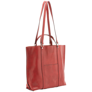 Borsa a spalla  unisex In Vera pelle Made in Italy 36x10x35 cm