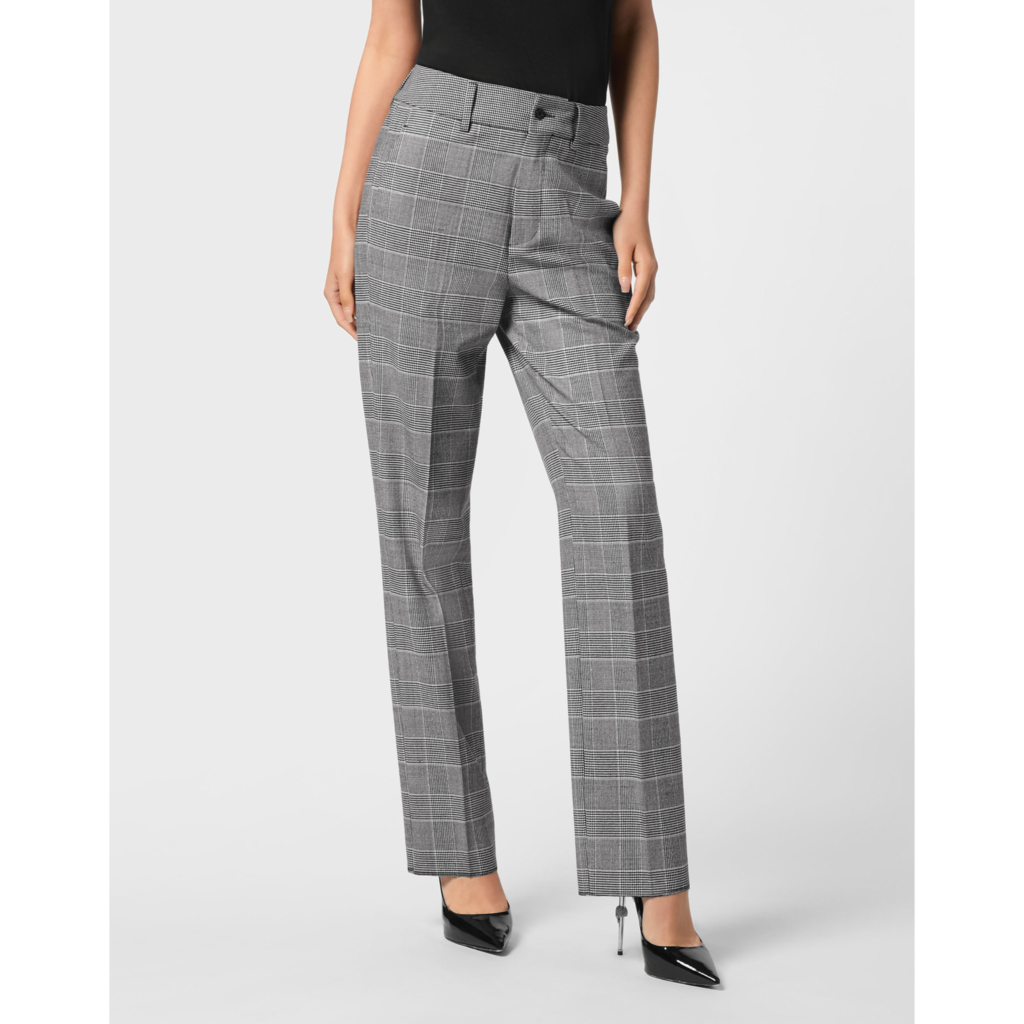 PHILIPP PLEIN Pantalones largos Prince of Wales