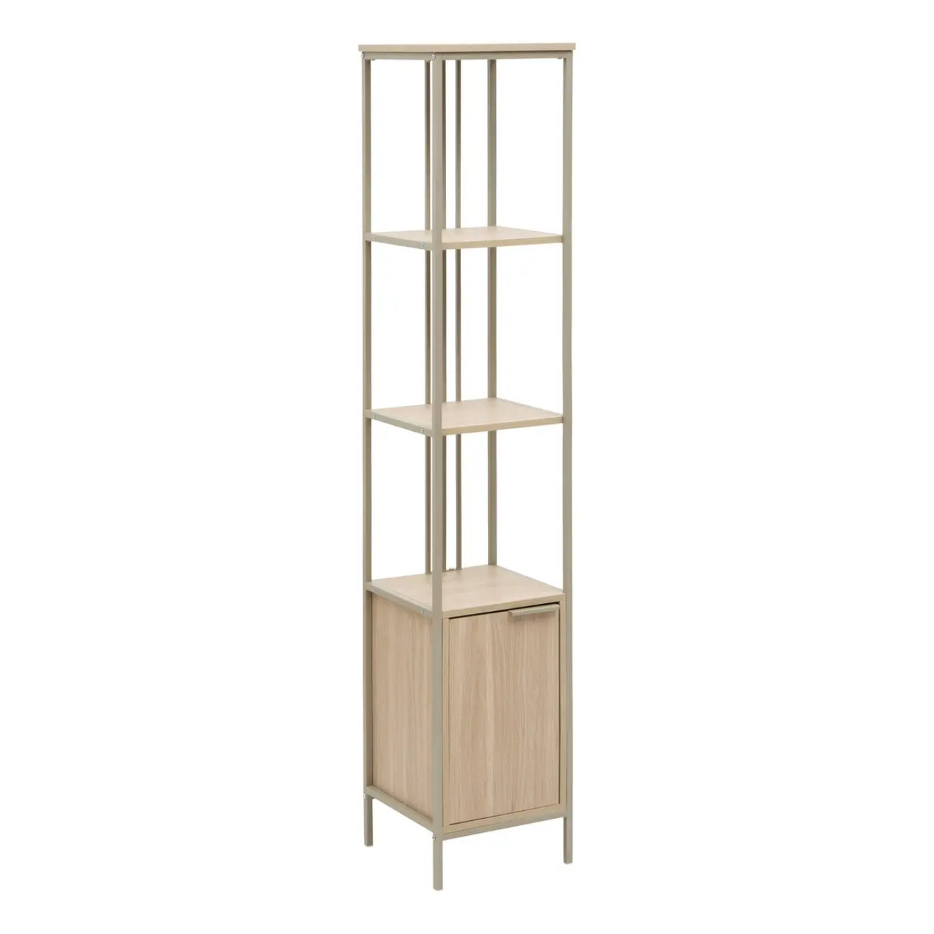Étagère Duna rectangulaire 35x35cm 1 porte beige