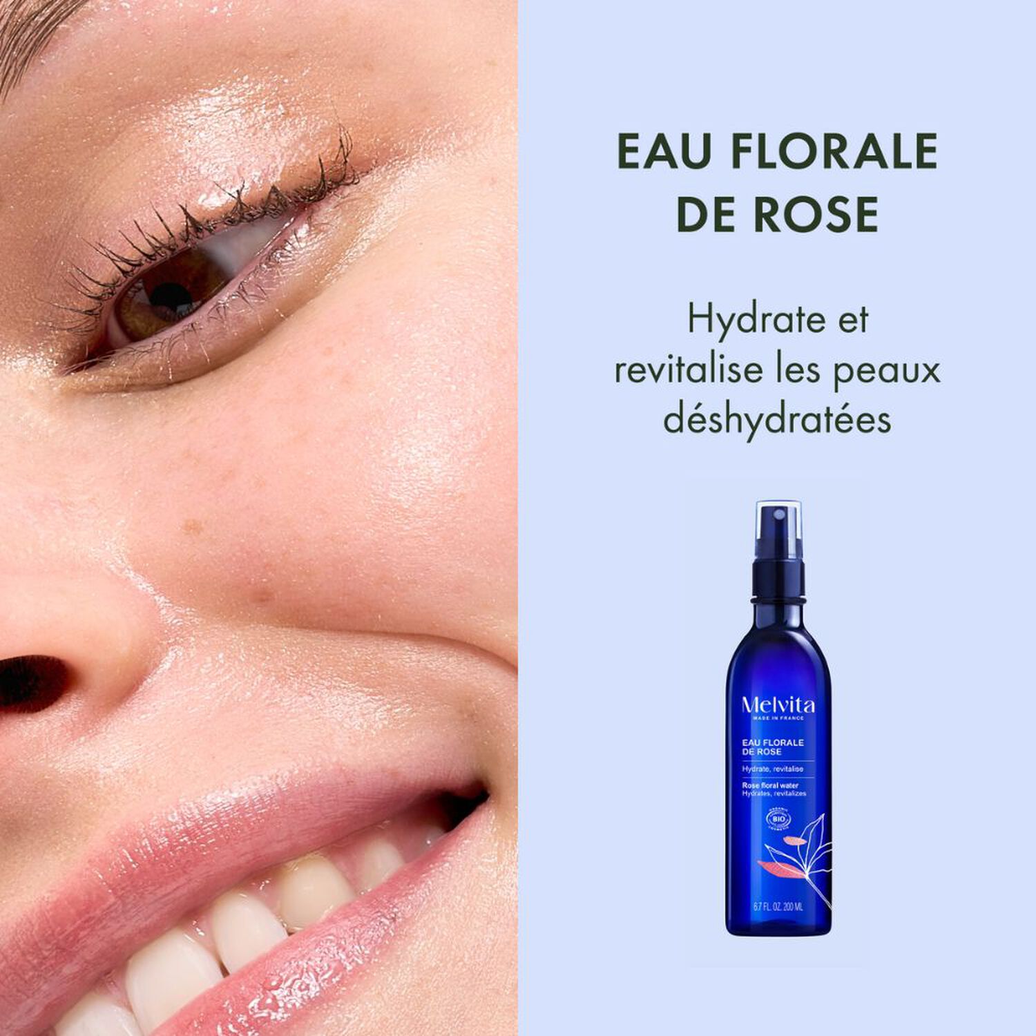 Eau Florale de Rose Ancienne - Hydrate & Tonifie