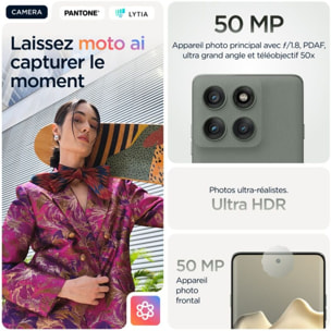 Smartphone MOTOROLA Edge 60 Pro 512Go Vert 5G