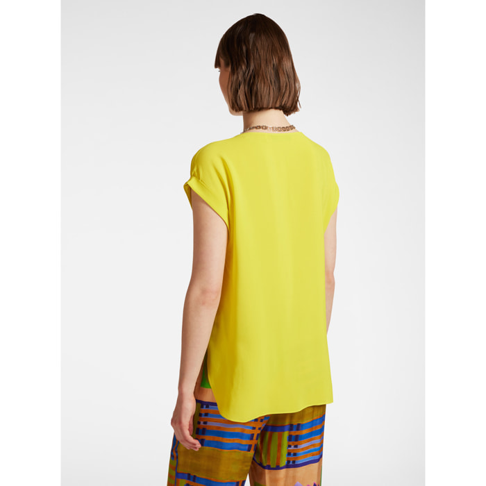 Elena Mirò - Blusa viscosa - Amarillo