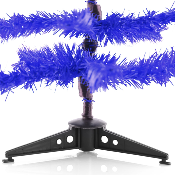 DAM  Albero di Natale con rami regolabili 30 cm 15x15x30 Cm. Colore blu