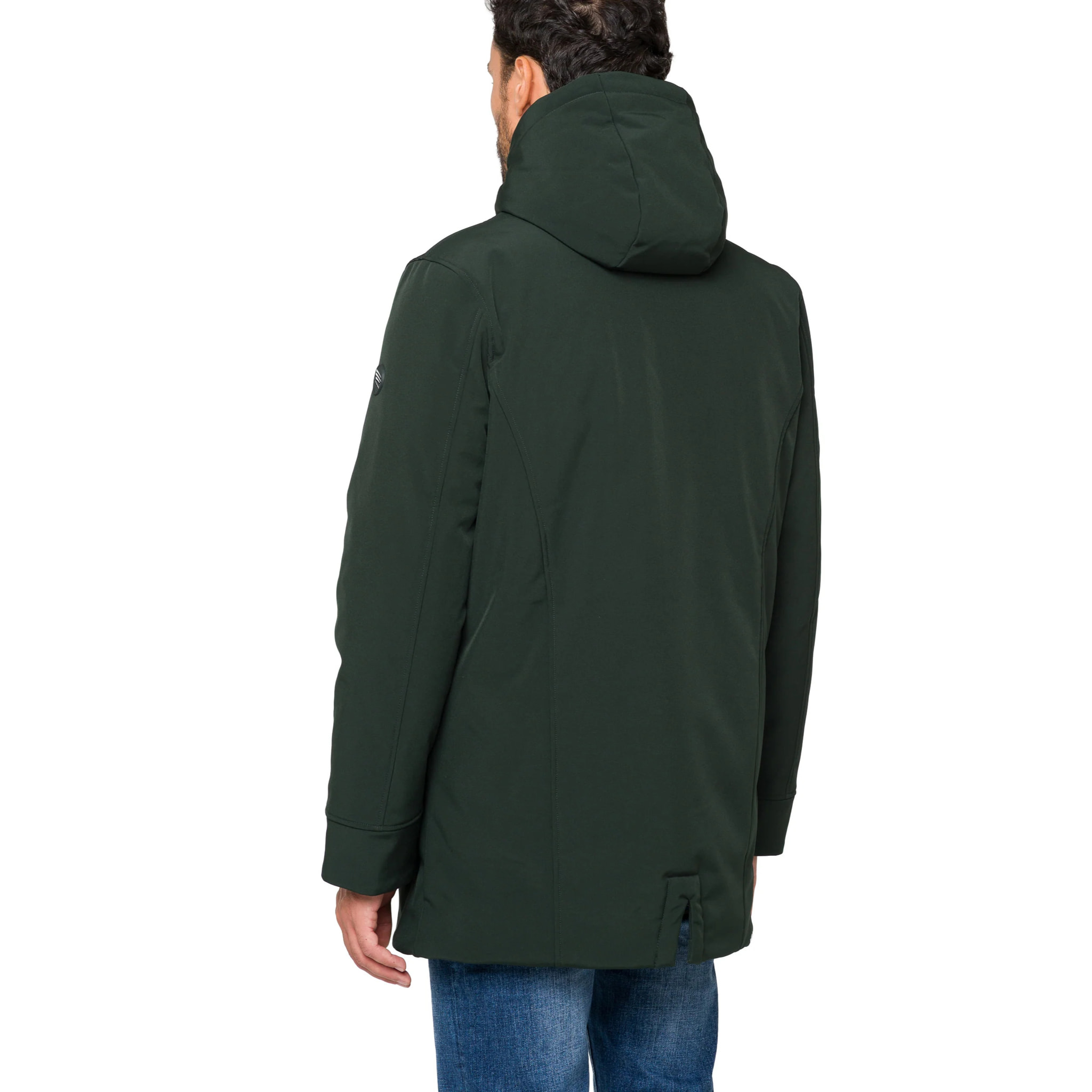 Parka ATITLAN imbottito impermeabile Verde Scuro