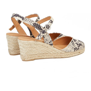 Sandalias de Cuña para Mujer - LA VALETA DIANA Snake