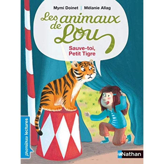 Doinet, Mymi | Les animaux de Lou, sauve-toi, petit tigre ! - Premières Lectures CP Niveau 3 - Dès 6 ans: Niveau - Je lis comme un grand | Livre d'occasion