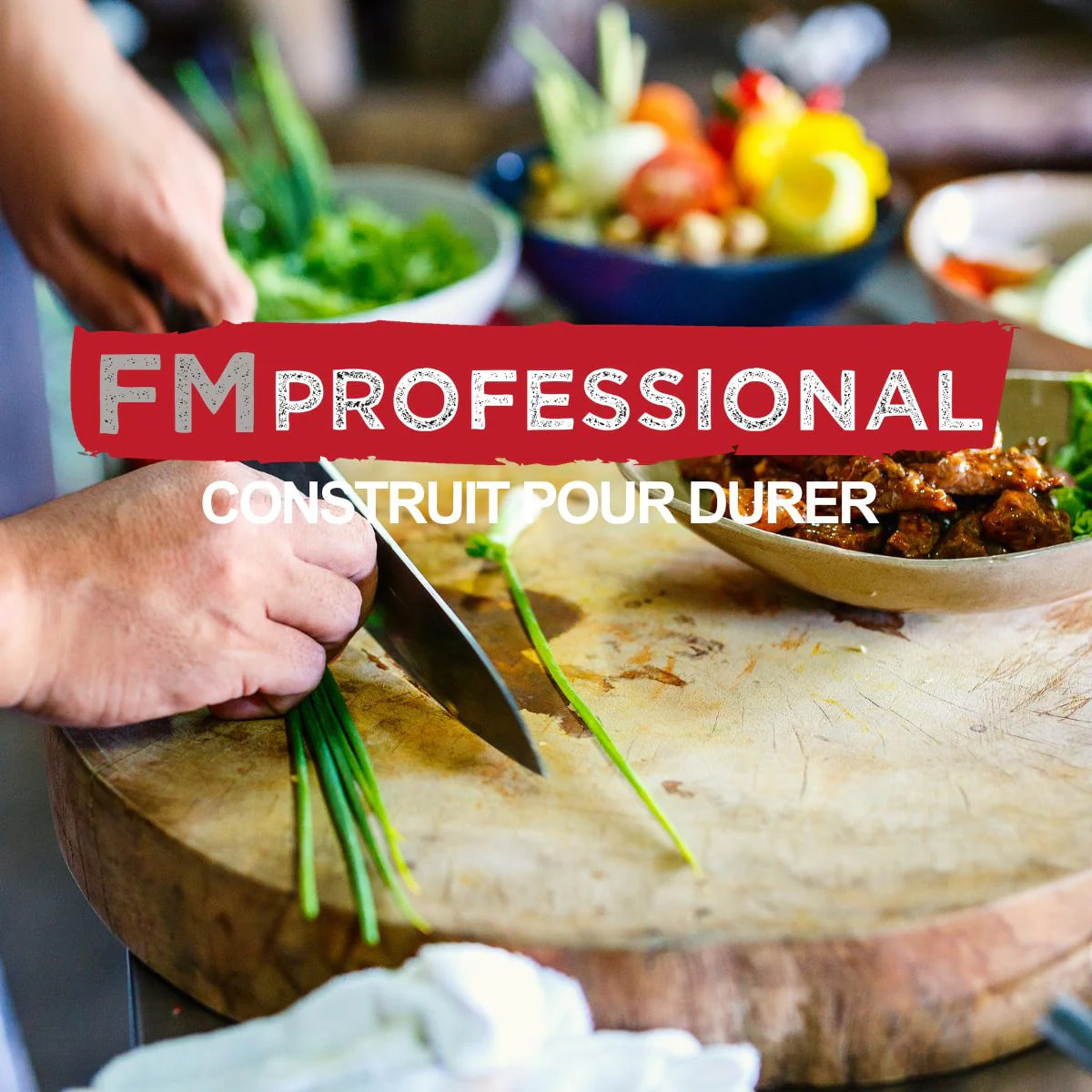 Fouet de cuisine et pâtisserie en inox 30 cm FM Professional