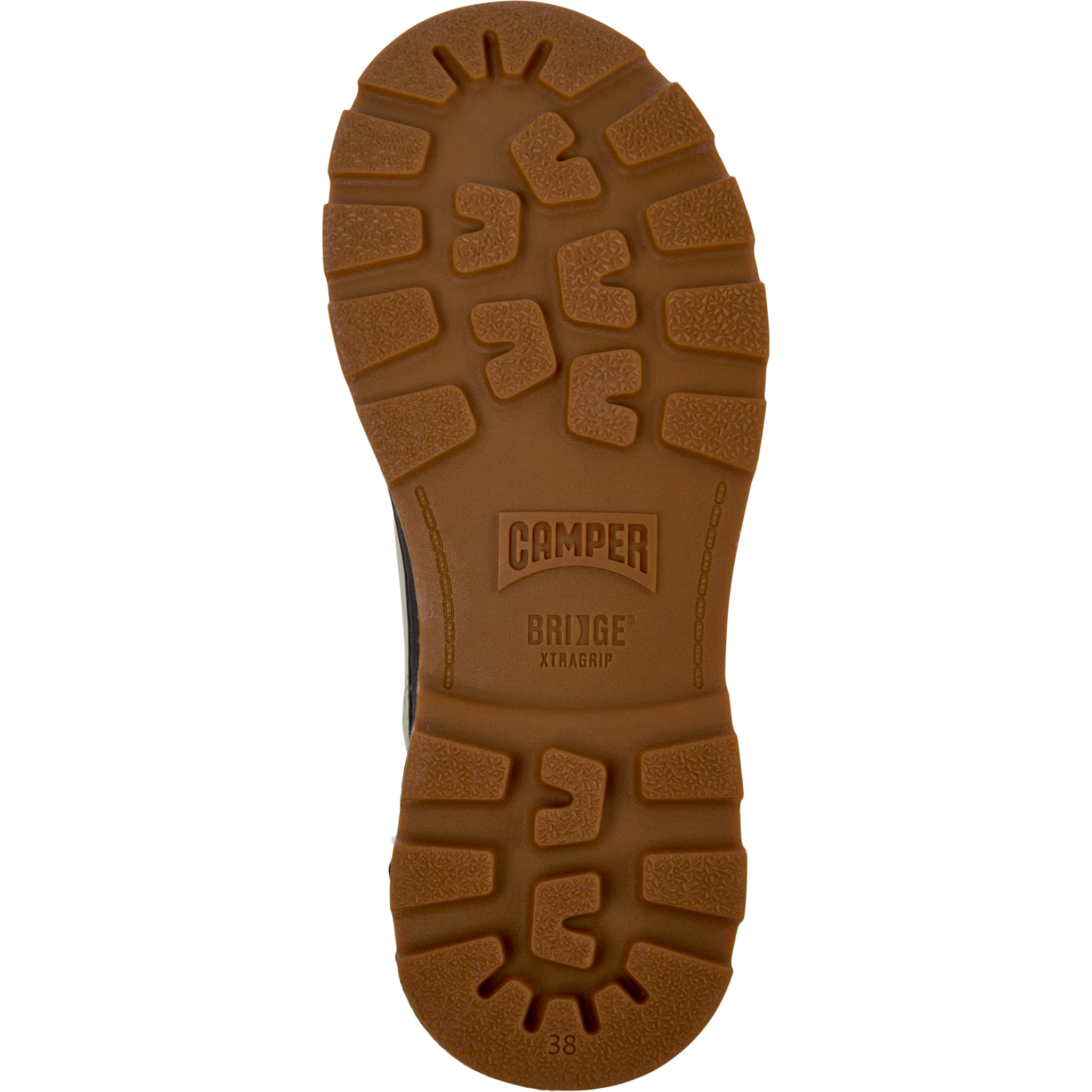 Botines - CAMPER Brutus+ - Beige - Cuero liso