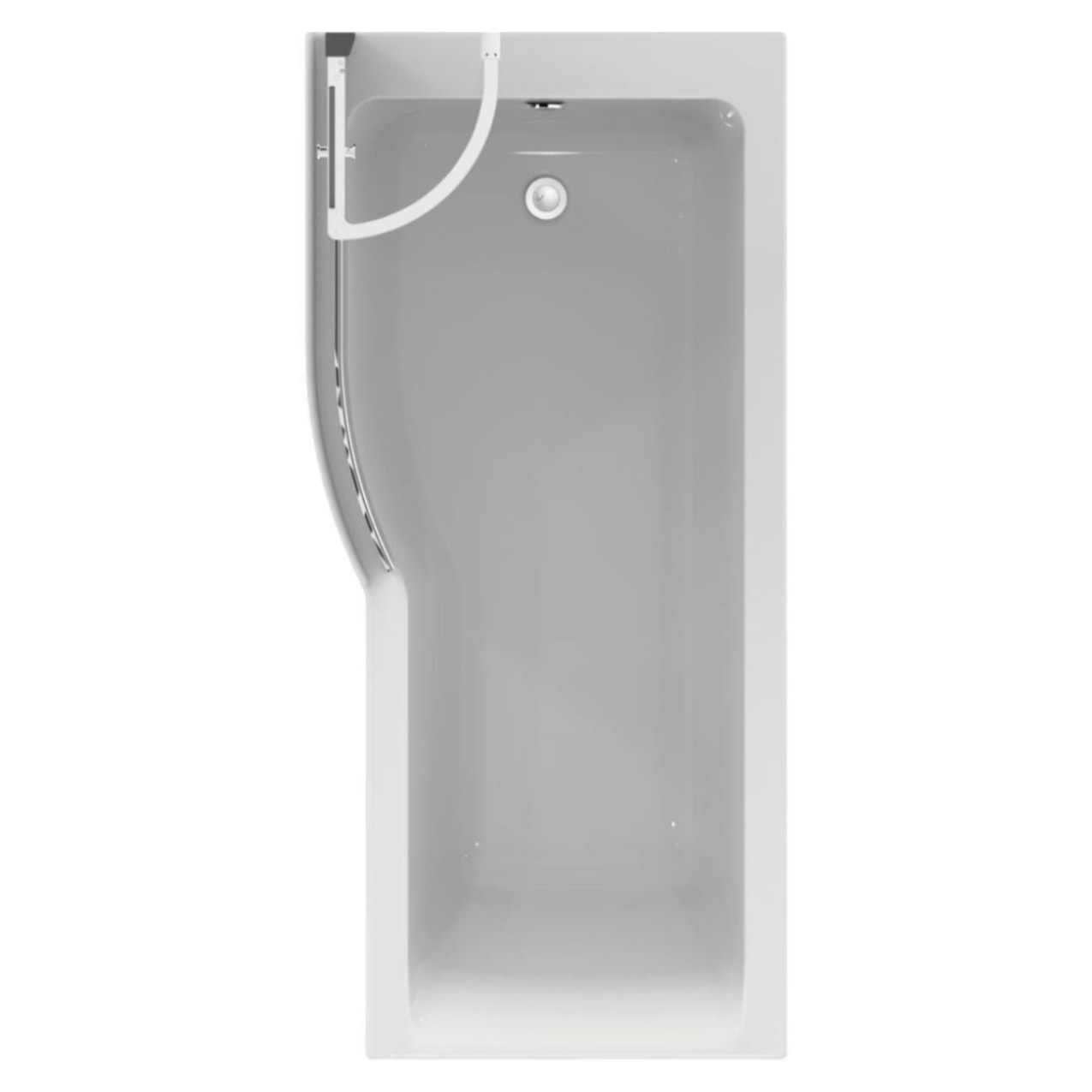 Ideal Standard baignoire pour bain/douche 170 x 80 asymétrique Connect Air gauche blanc