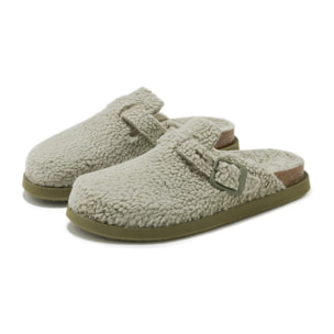 Zueco de mujer con forro de pelo Vibe Clog