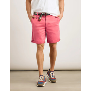 Bermuda Algodón con Cinturón Coral - Esteban